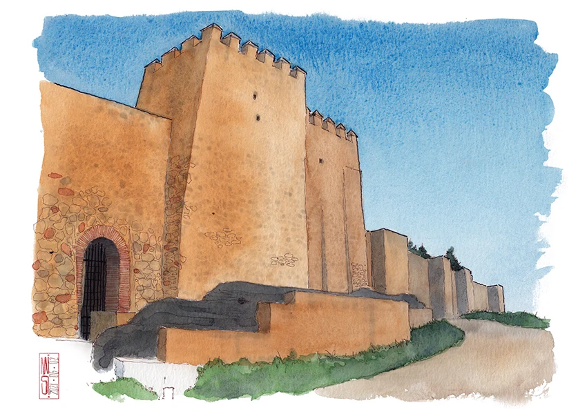 210602 puerta del alpendiz alcazaba badajoz